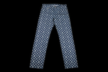 LOUIS VUITTON X KIM JONES DENIM MONOGRAM PANTS