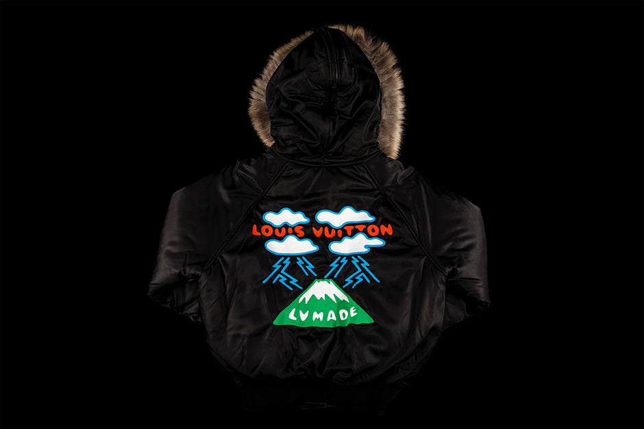 LOUIS VUITTON X NIGO EMBROIDERED MOUNTAIN AVAITOR BLOUSON