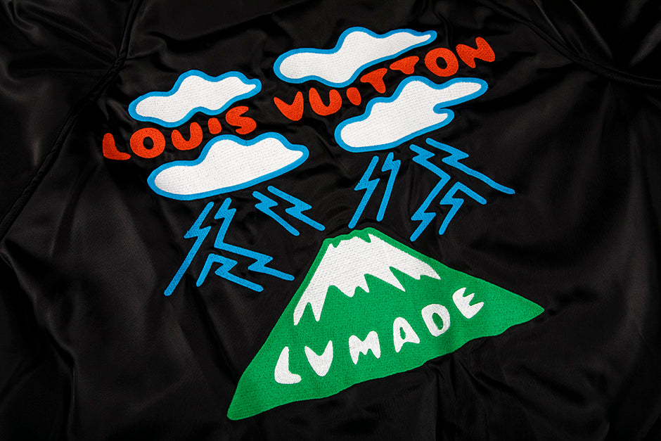 LOUIS VUITTON X NIGO EMBROIDERED MOUNTAIN AVAITOR BLOUSON