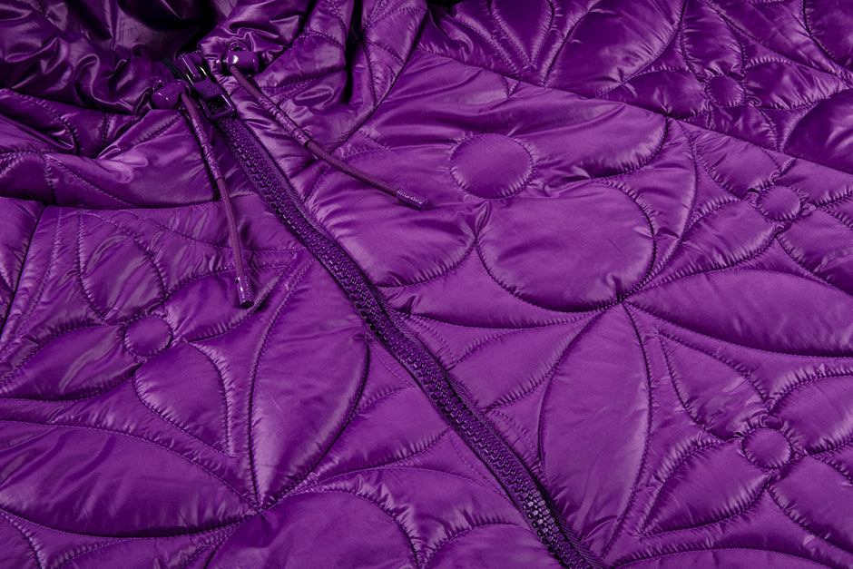 Louis Vuitton Purple Quilted Jacket