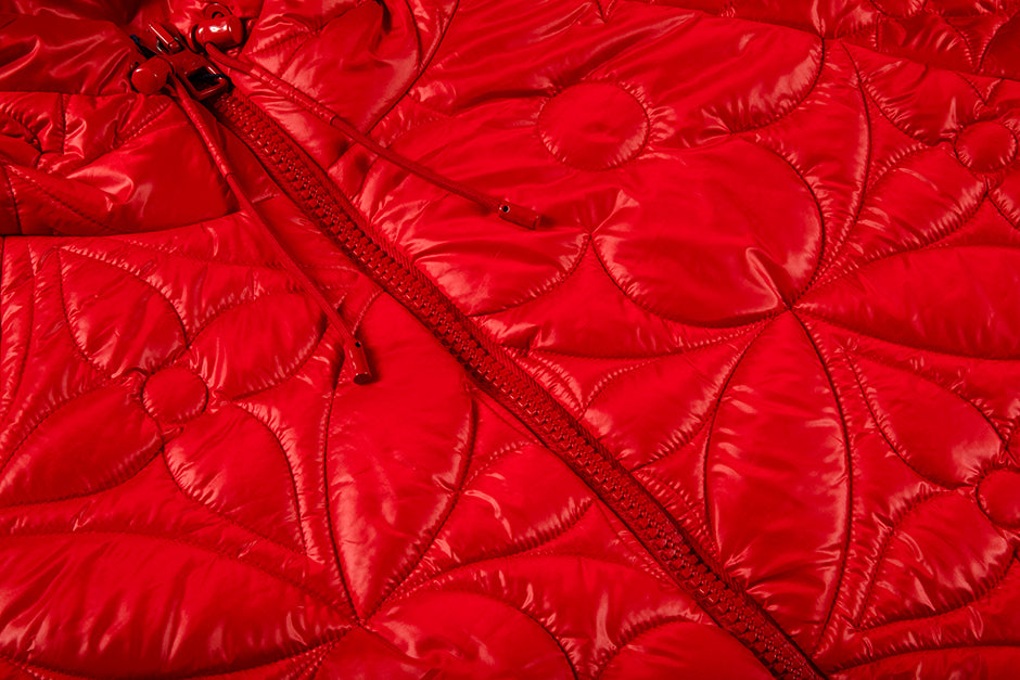 LOUIS VUITTON X VIRGIL ABLOH LVSE FLOWER QUILTED HOODED JACKET