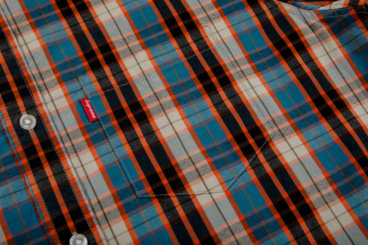 SUPREME BOX PLAID SHIRT