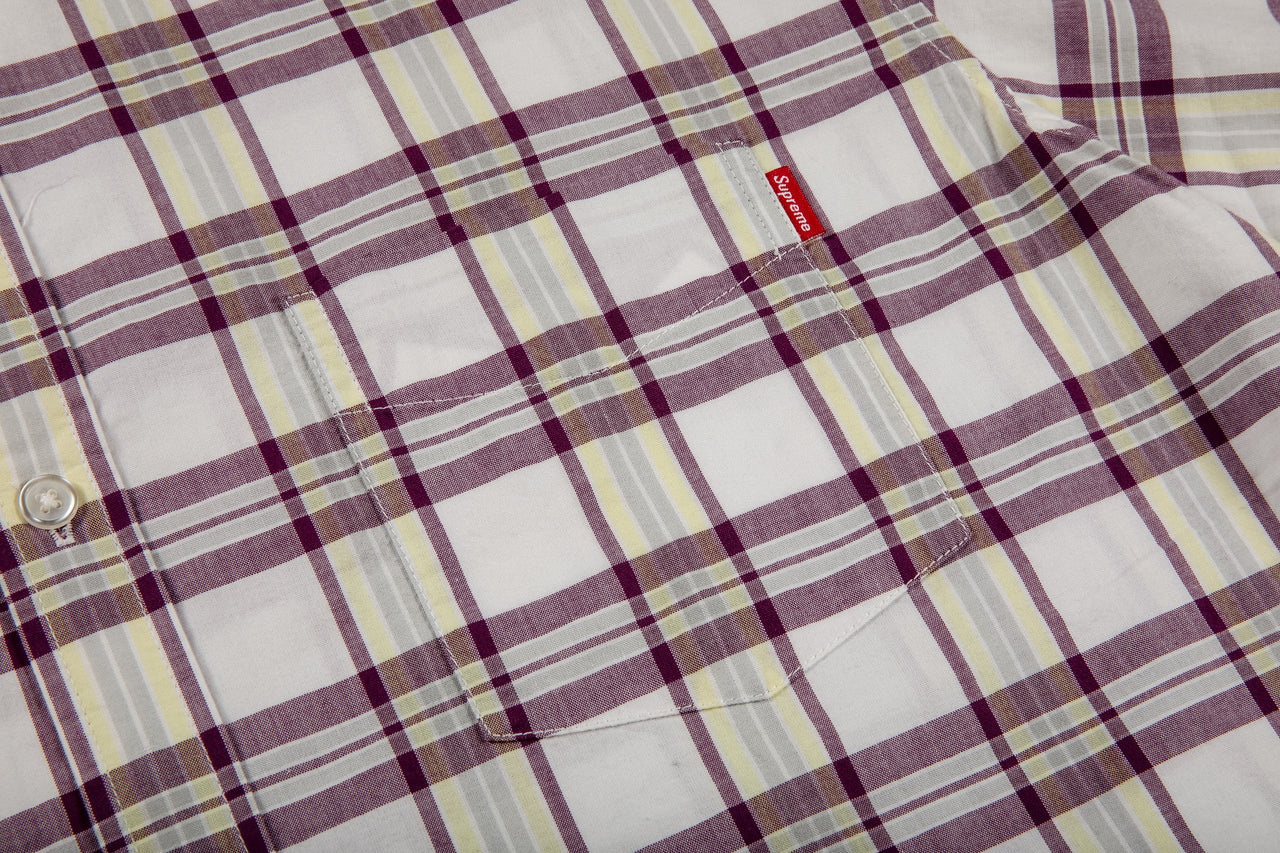 SUPREME BOX PLAID SHIRT