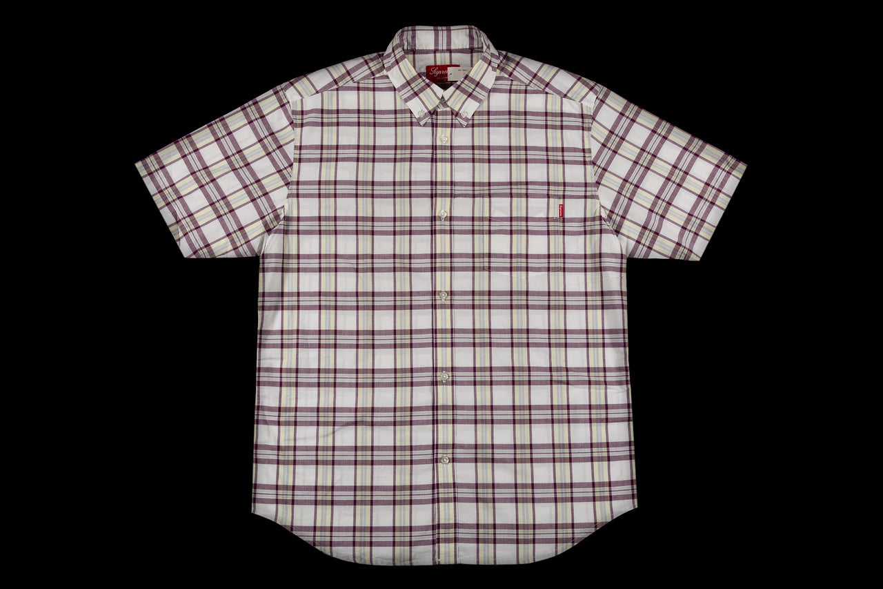 SUPREME BOX PLAID SHIRT