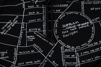 SUPREME GONZ EMBROIDERED MAP HOODED SWEATSHIRT