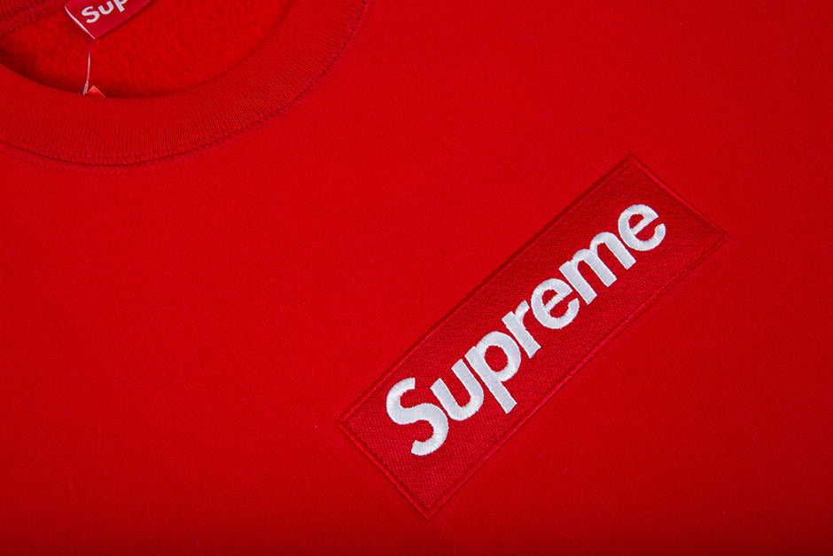 SUPREME BOX LOGO CREWNECK