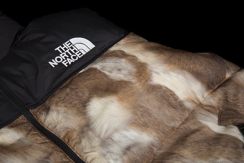 SUPREME THE NORTH FACE FUR PRINT NUPTSE VEST