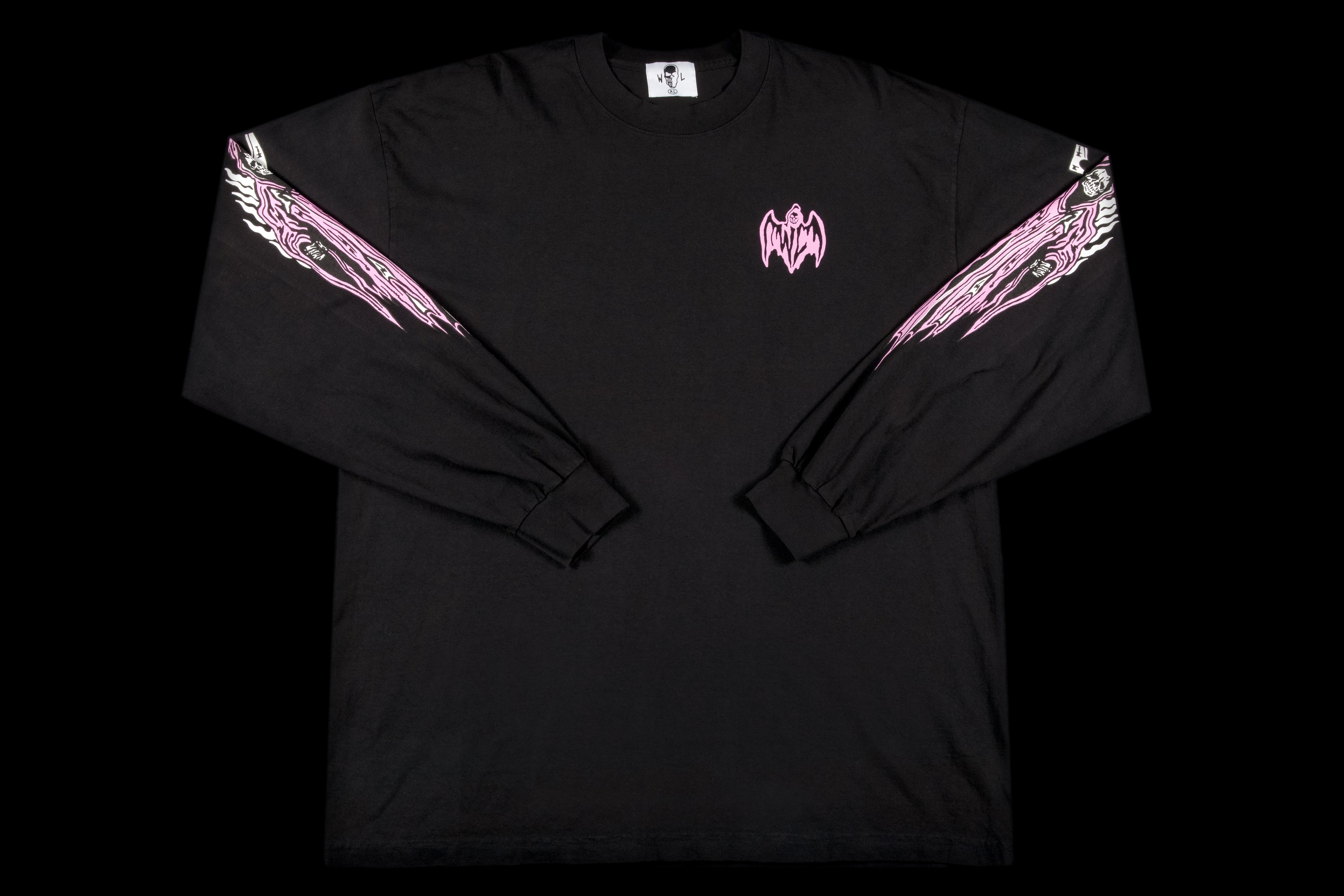 WARREN LOTAS CLASSIC REAPER LONG SLEEVE PINK LOGO