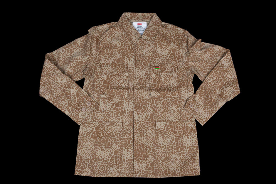 SUPREME JACKET | GIRAFFE FIELD JACKET | S/S 2012 | SS12J2-KHK