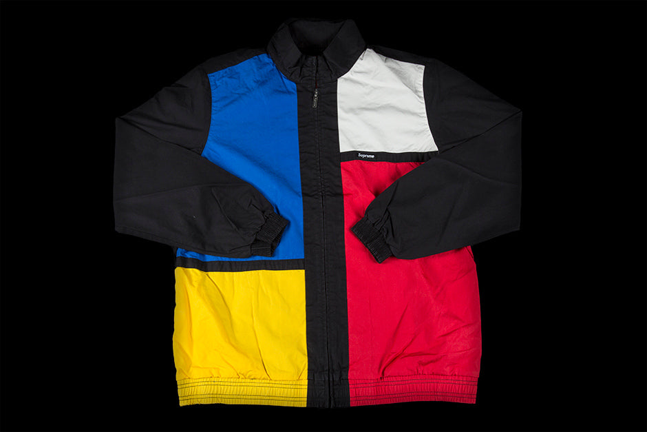 SUPREME COLOR BLOCKED TRACK JACKET