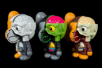 KAWS X BAPE DISSECTED BABY MILO SET OF 3