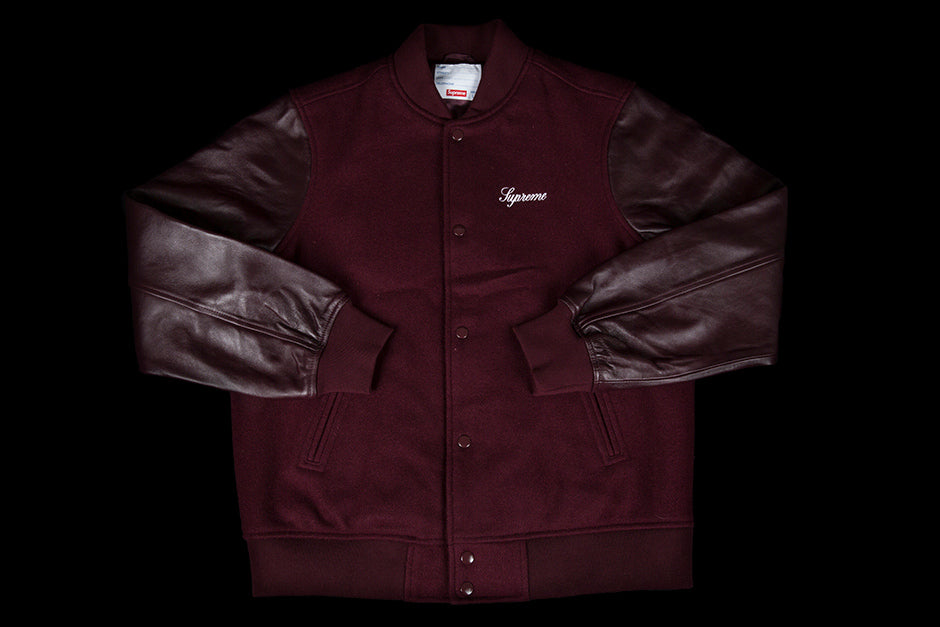 SUPREME CREW VARSITY JACKET