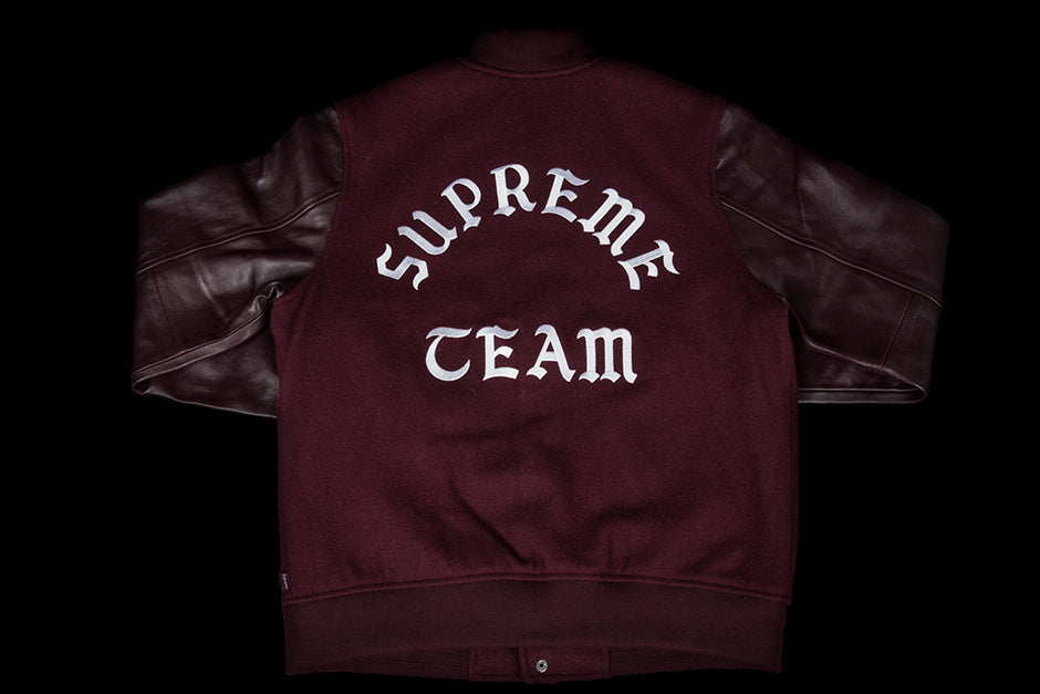 SUPREME CREW VARSITY JACKET