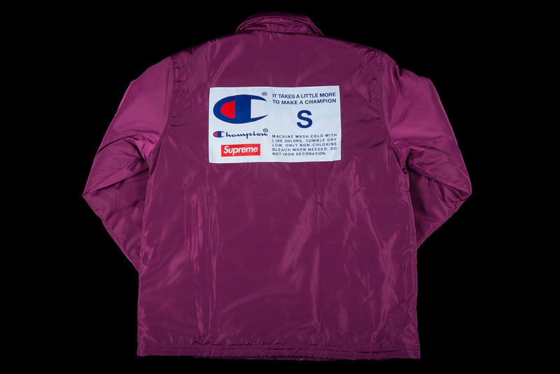 SUPREME CHAMPION LABEL COACHES JACKET