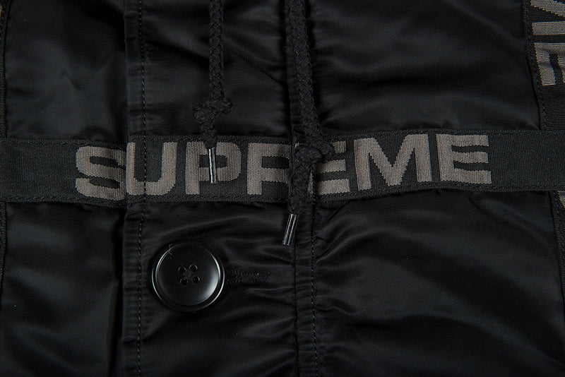 NTWRK - SUPREME LOGO TAPE N-3B PARKA JACKET