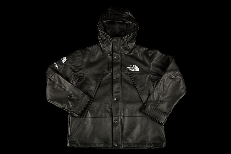 SUPREME THE NORTH FACE LEATHER MOUNTAIN PARKA JACKET