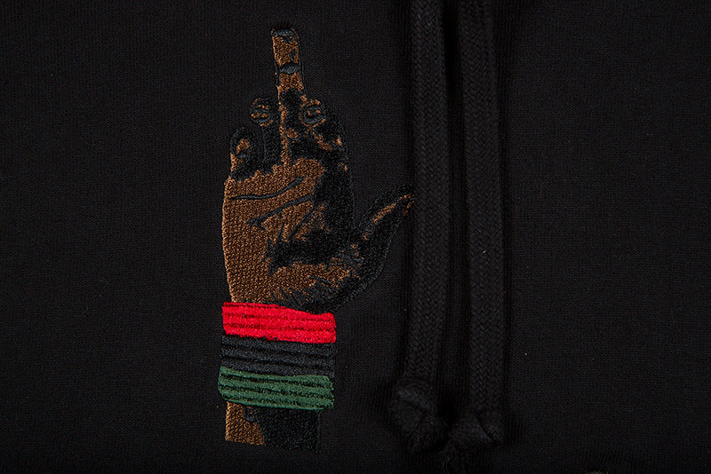 NTWRK - SUPREME DEAD PREZ RBG EMBROIDERED HOODED SWEATSHIRT