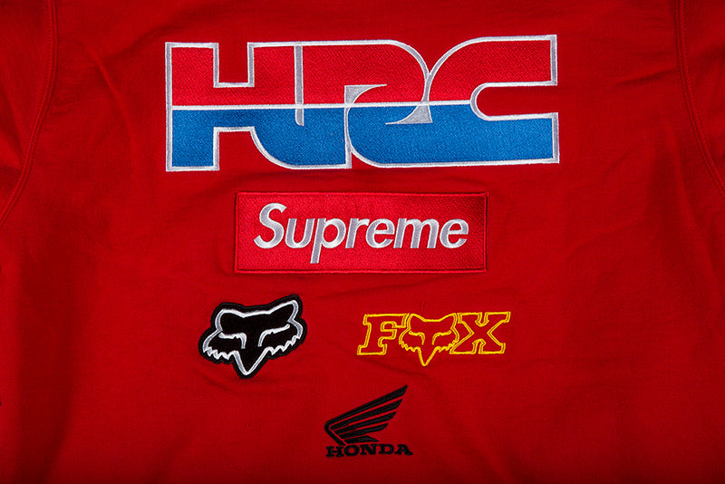 Sサイズ Supreme HONDA Racing Crewneck red