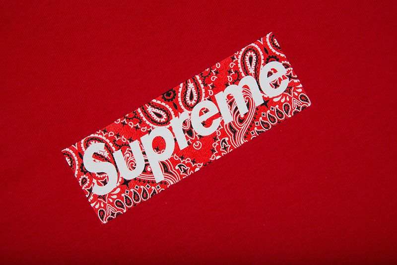 Supreme Bandana Box Logo T-Shirt - Red
