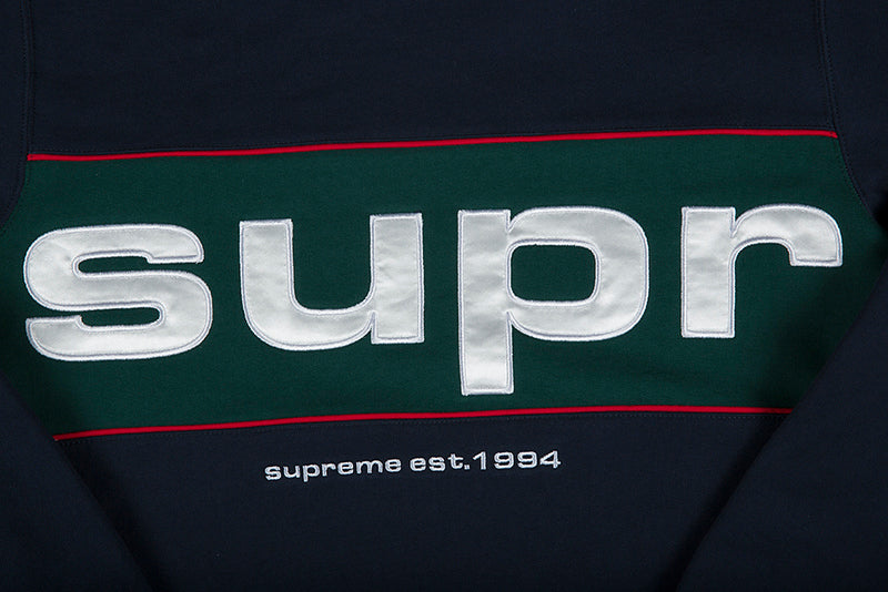 SUPREME PIPING CREWNECK - PROJECT BLITZ