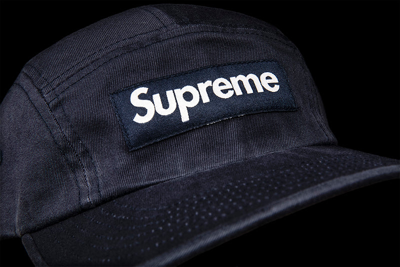 SUPREME WASHED CHINO TWILL CAMP CAP