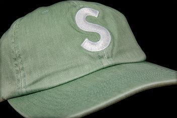 SUPREME PIGMENT PRINT S LOGO 6-PANEL CAP