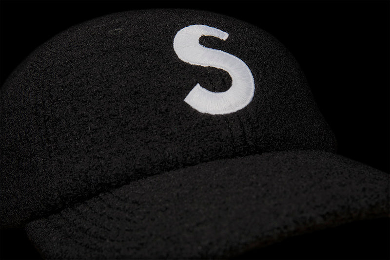 NTWRK - SUPREME BOILED WOOL S LOGO 6-PANEL CAP