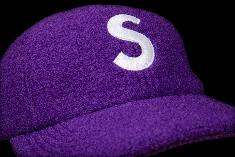 SUPREME BOILED WOOL S LOGO 6-PANEL CAP