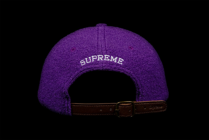 SUPREME BOILED WOOL S LOGO 6-PANEL CAP