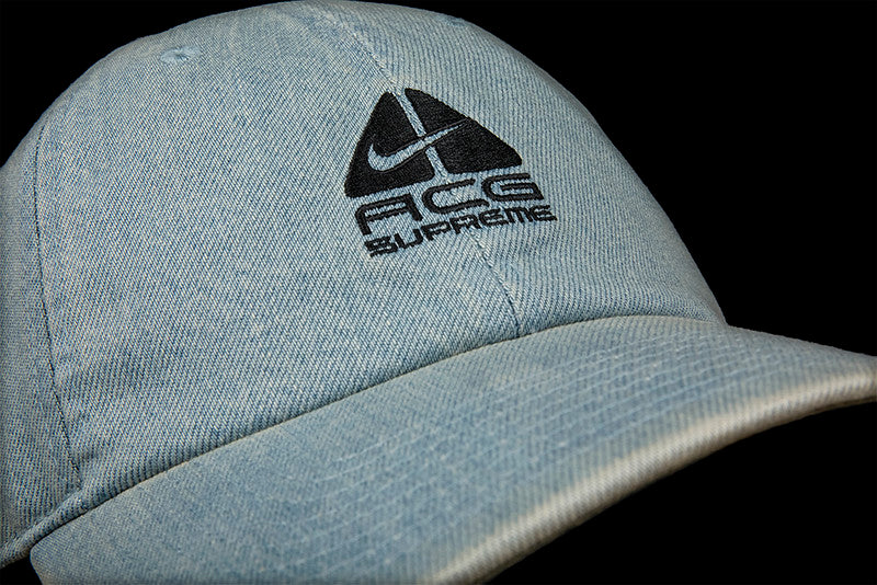 Supreme x Nike ACG Denim 6-Panel Cap - Black