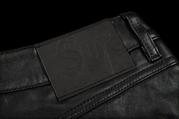 SUPREME LEATHER 5-POCKET JEAN