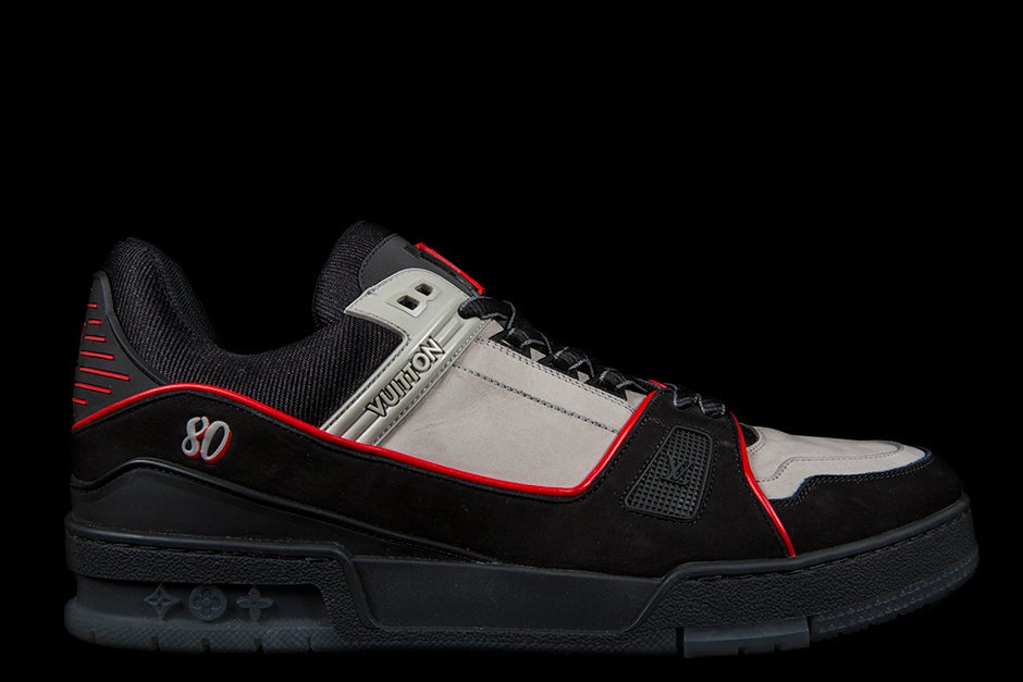 AJ3 Cements?! Louis Vuitton LV Trainer Sneaker Low Black/Grey