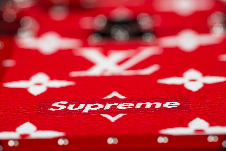 LOUIS VUITTON/SUPREME IPHONE CASE