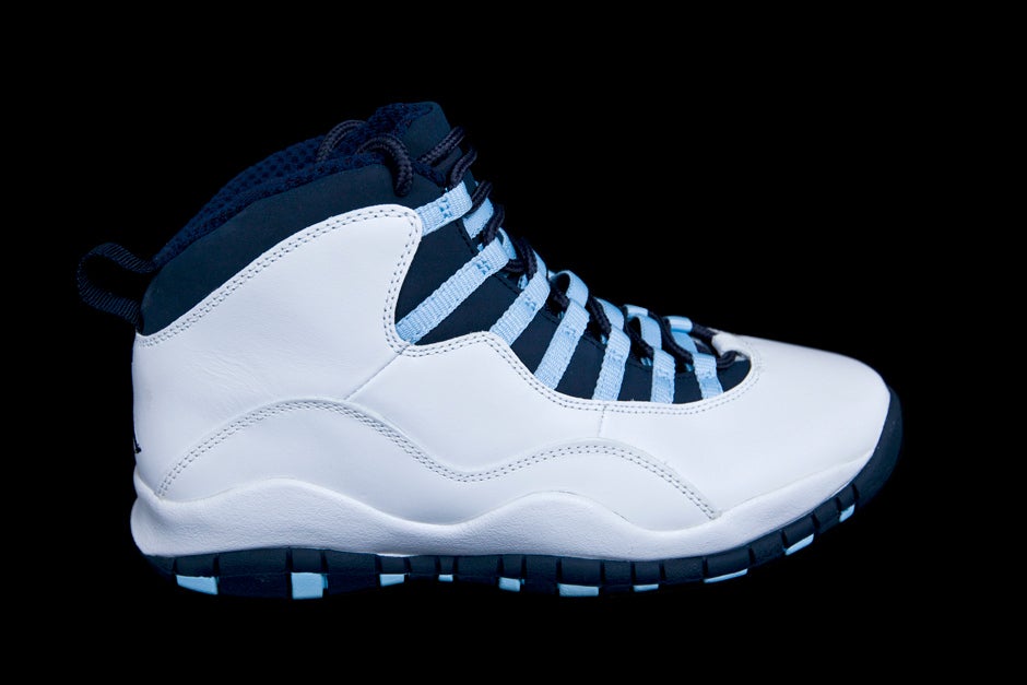 Air Jordan 10 Retro Ice Blue Sneakers