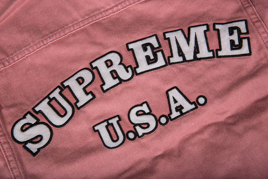 Supreme Denim Trucker Jacket Pink