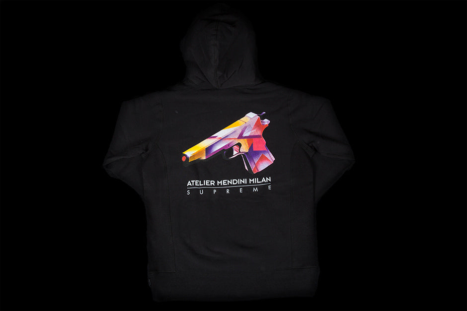 NTWRK - SUPREME MENDINI GUN HOODED SWEATSHIRT