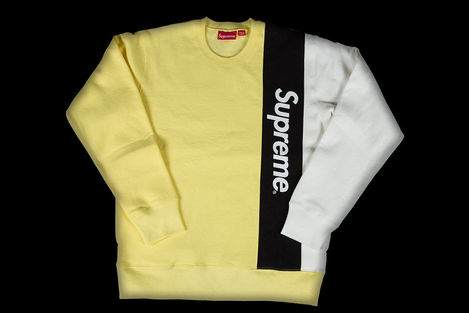 SUPREME PANELED CREWNECK