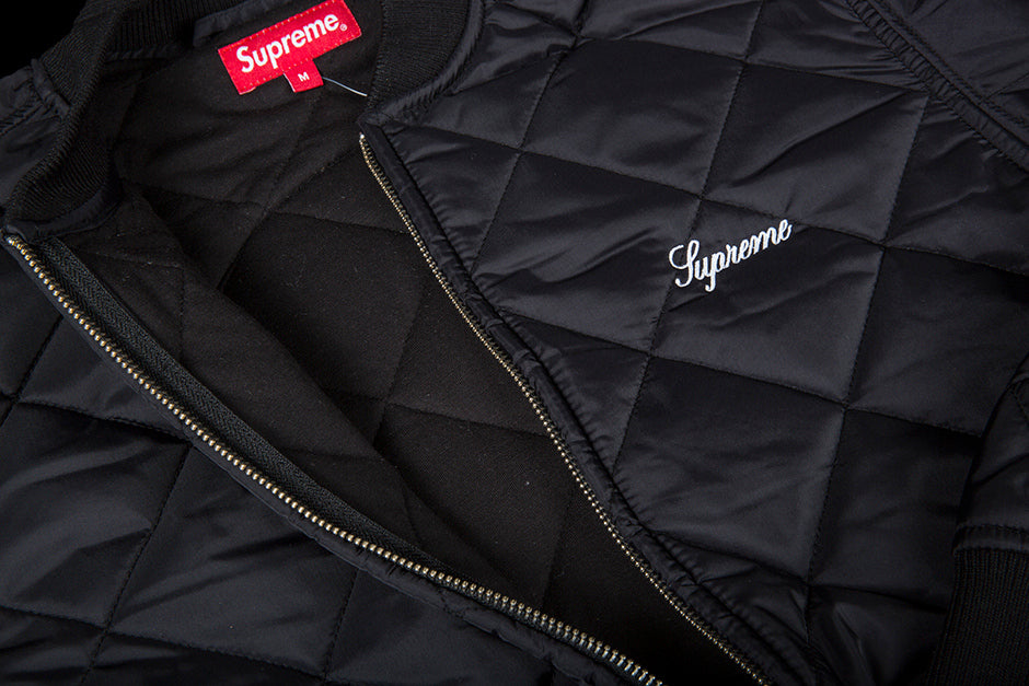 SUPREME SEQUIN QUILTED BOMBER JACKET - PROJECT BLITZ