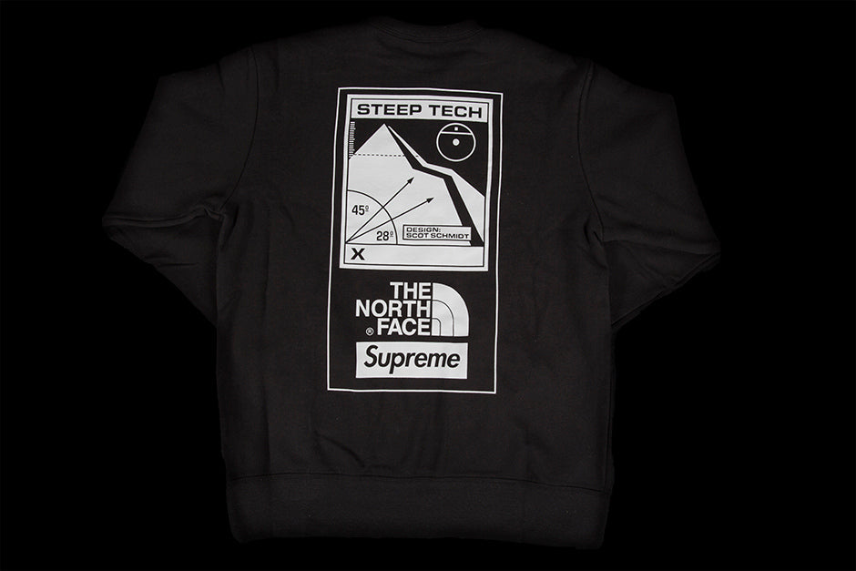 SUPREME THE NORTH FACE STEEP TECH CREWNECK