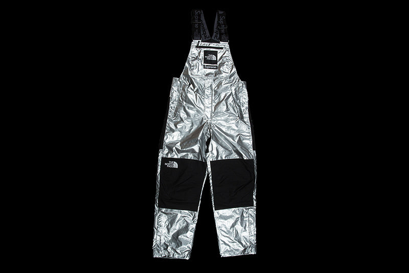 SUPREME THE NORTH FACE METALLIC MOUNTAIN BIB PANT