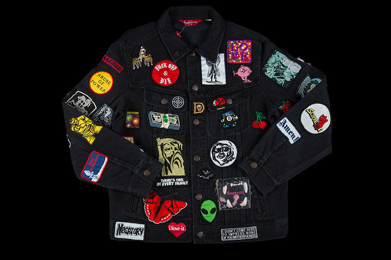 SUPREME PATCHES DENIM TRUCKER JACKET