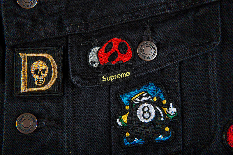 SUPREME PATCHES DENIM TRUCKER JACKET