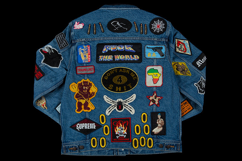 SUPREME PATCHES DENIM TRUCKER JACKET