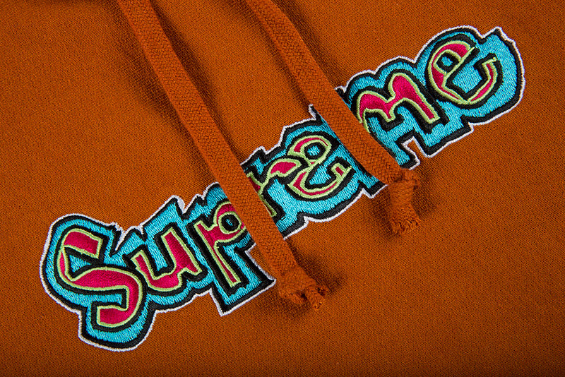 SUPREME GONZ LOGO HOODED SWEATSHIRT