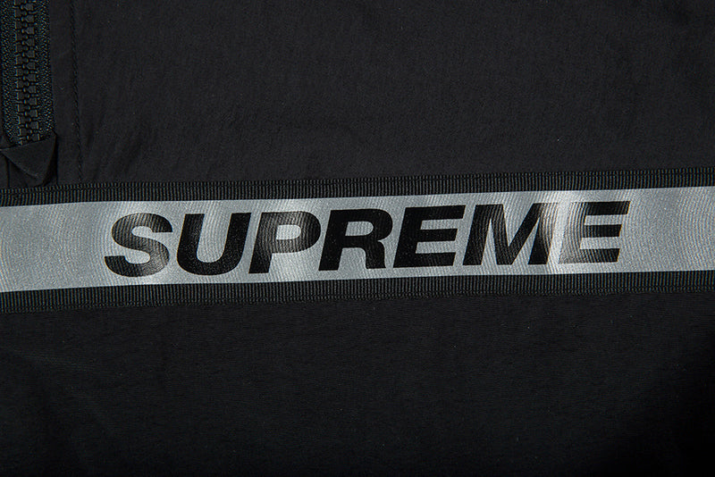 SUPREME REFLECTIVE TAPING HOODED PULLOVER - PROJECT BLITZ