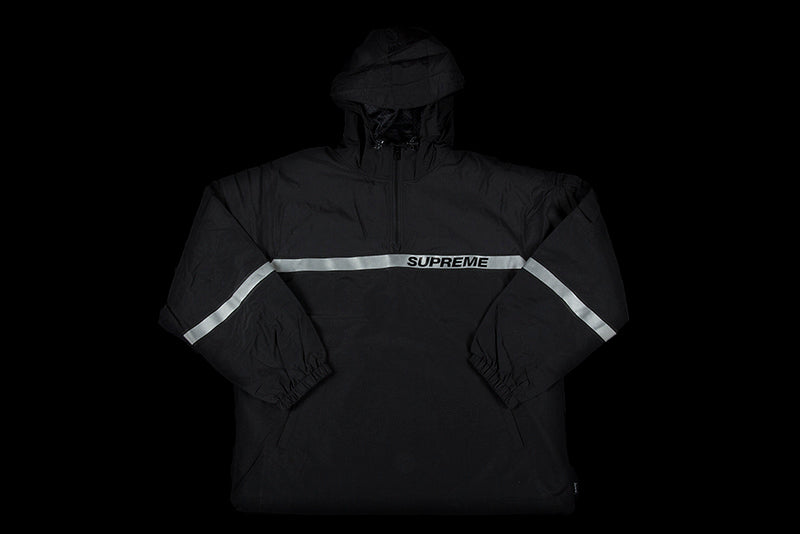SUPREME REFLECTIVE TAPING HOODED PULLOVER