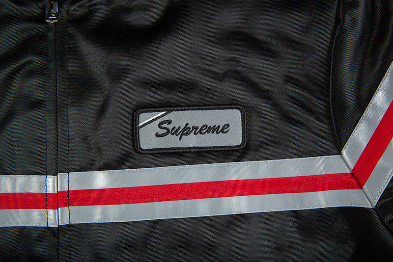 SUPREME REFLECTIVE STRIPE WORK JACKET