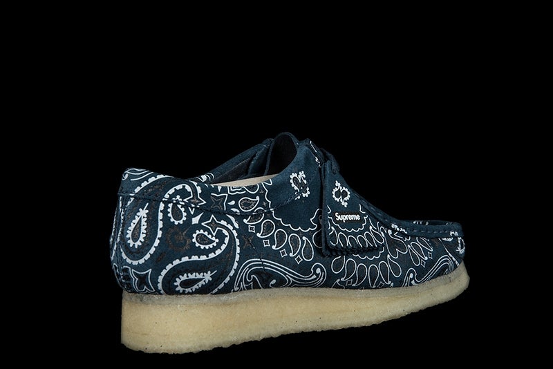 SUPREME X CLARKS ORGINALS BANDANA WALLABEE