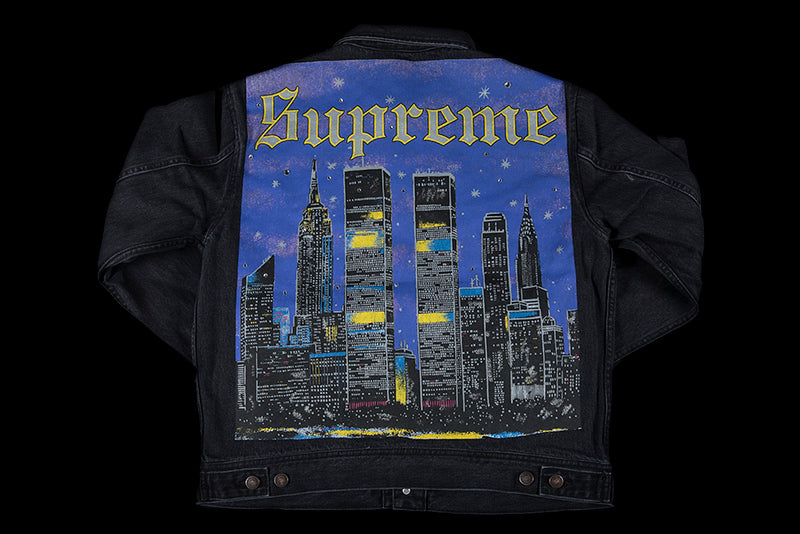 Supreme New York Painted Trucker Jacket