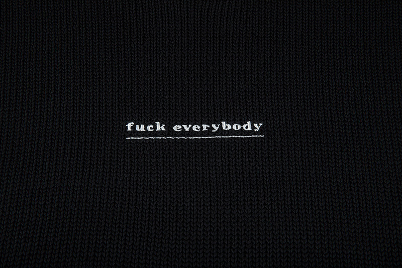 SUPREME FUCK EVERYBODY SWEATER